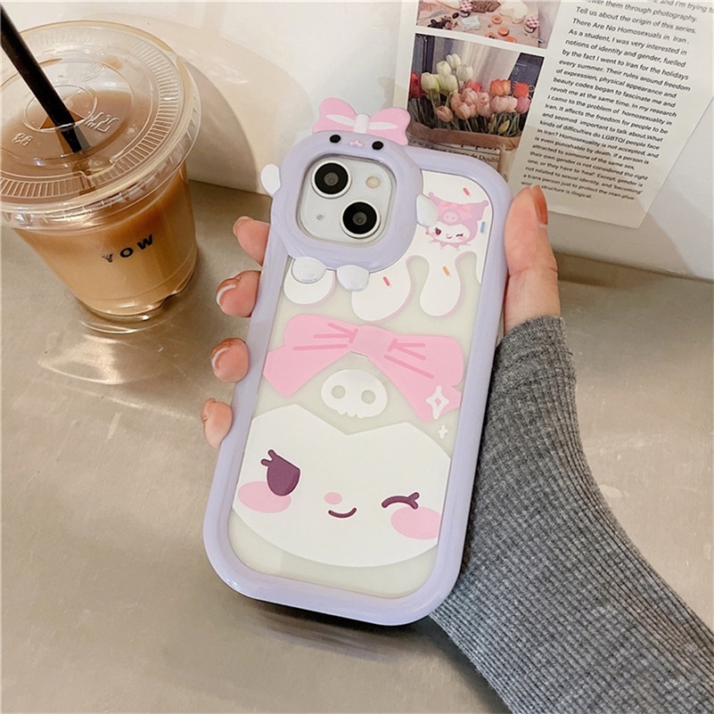 Soft Case Silikon TPU Transparan Anti Gores Shockproof Cover for iPhone 14 13 12 11 Pro Max X Xr Xs Max iPhone 8 7 6 6s Plus Creative Monster Phone Case Clear Silicone Anti-Scratch Handphone Hard Case Shockproof Soft TPU Back Cover