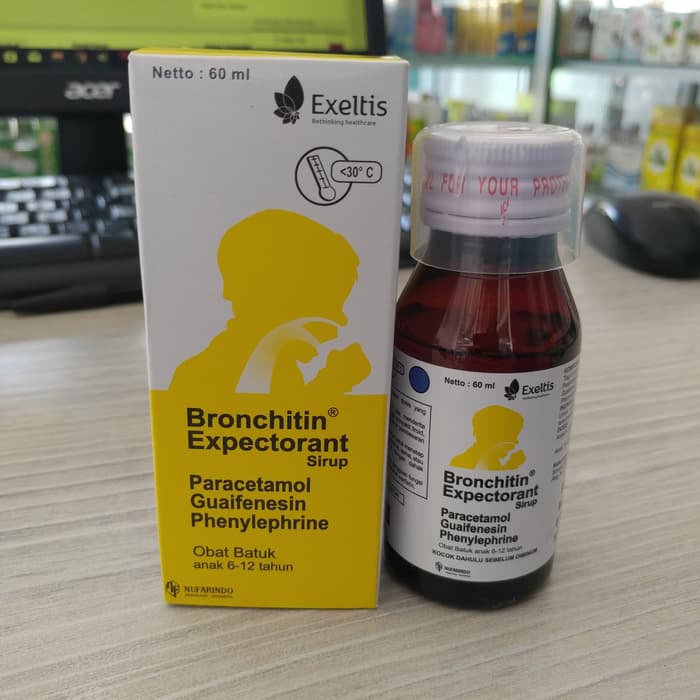 BRONCHITIN SIRUP EXPECTORANT 60ML OBAT BATUK BERSIN DEMAM