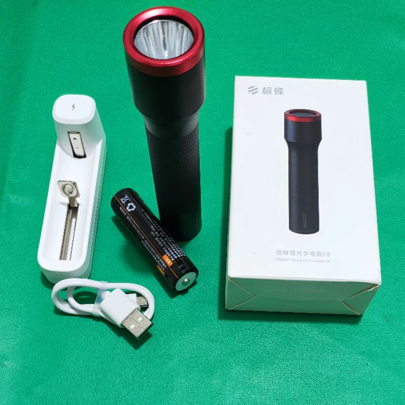 BEEBEST F8 Senter Mini Flashlight 500Lumen