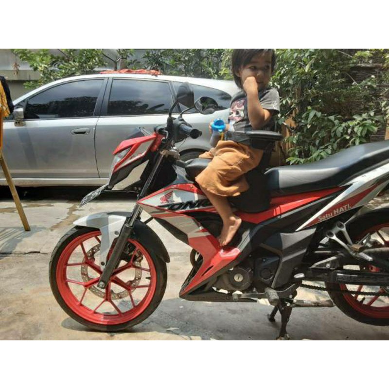 JOK BONCENGAN ANAK SUZUKI SATRIA &amp; HONDA SONIC LENGKAP