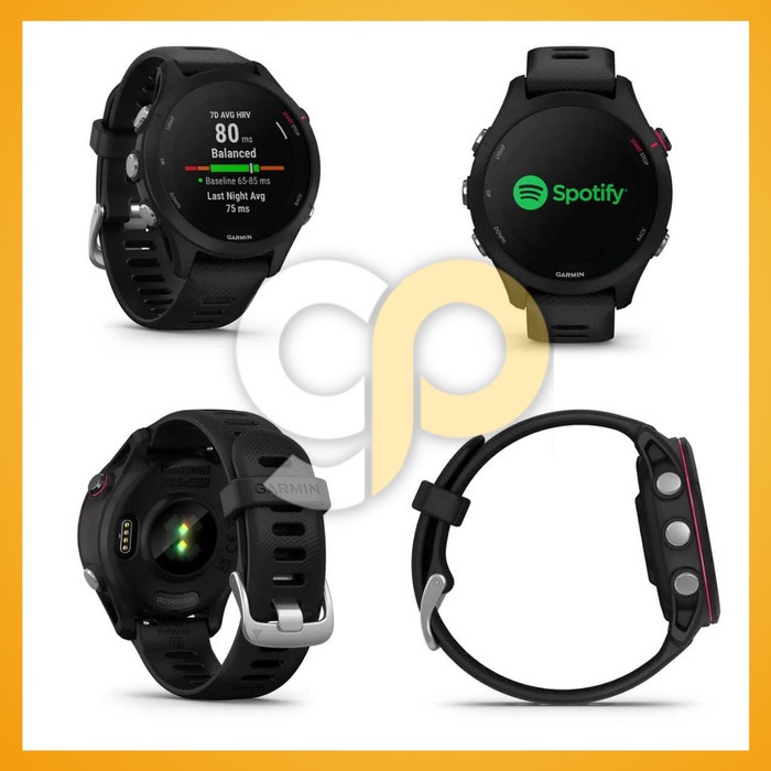 Garmin Forerunner 255s Music Black fr255s fr 255s - Garansi TAM 2Th