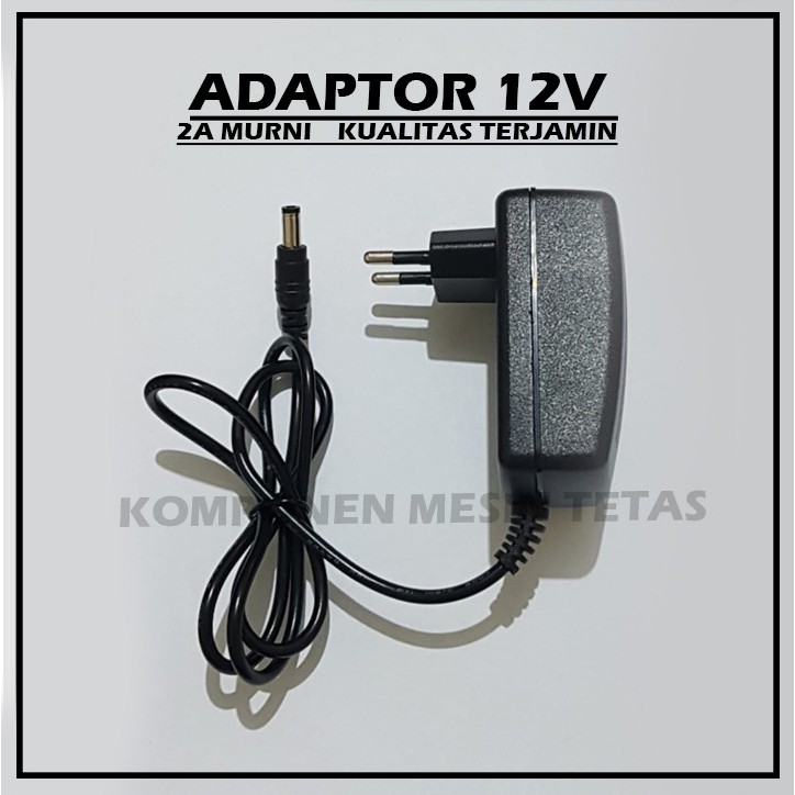 Adaptor 12V 2A untuk Komponen Mesin Tetas