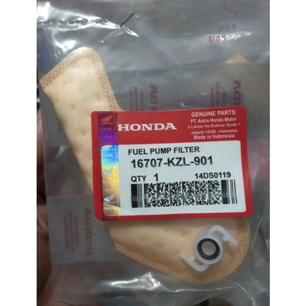 Filter Saringan Pampers Pump Pompa Bensin Fuel Motor Honda Beat FI F1 Injeksi k25 kzl