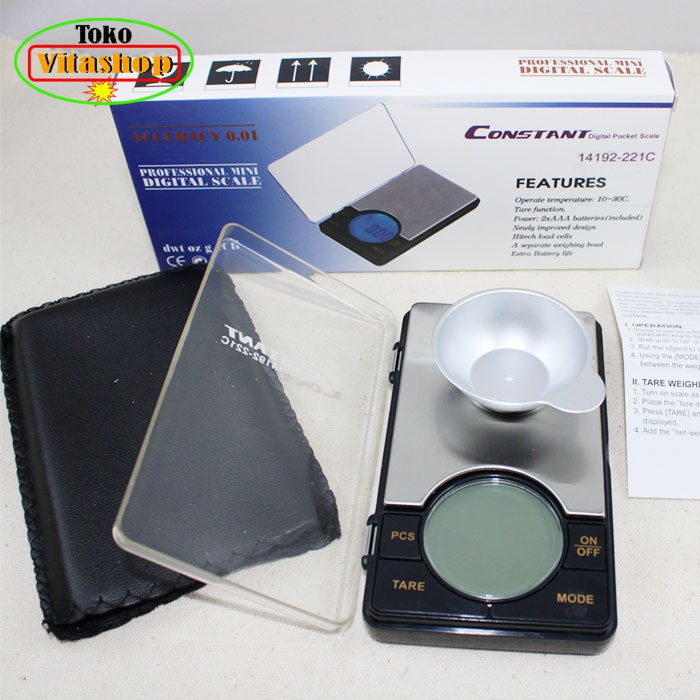 Timbangan Digital Mini / Constant Pocket Scale 14192-221C