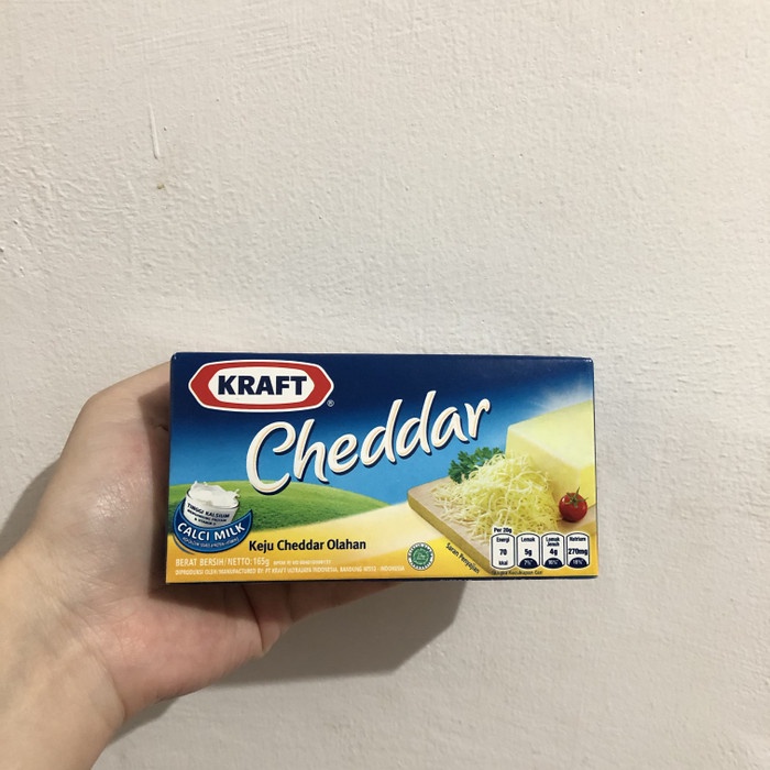 

Keju- Keju Kraft 165 Gram / Keju Cheddar / Cheddar Cheese -Keju.