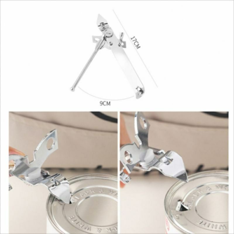 ~ PIYOSHI08 ~ Alat Pembuka Kaleng Bahan Stainless Steel Bukaan Tutup Botol Can Opener Stainless PD120