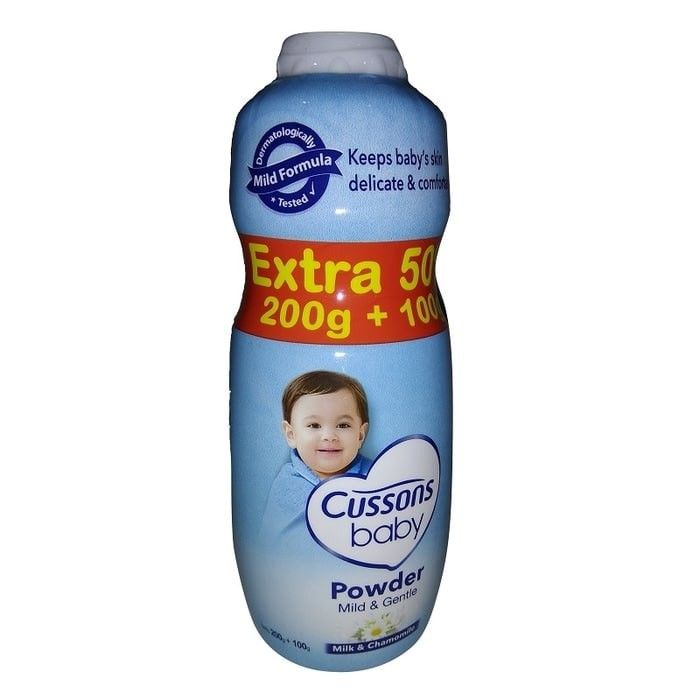 Cussons Baby Powder Mild & Gentle 100g - 200g Bedak Bayi