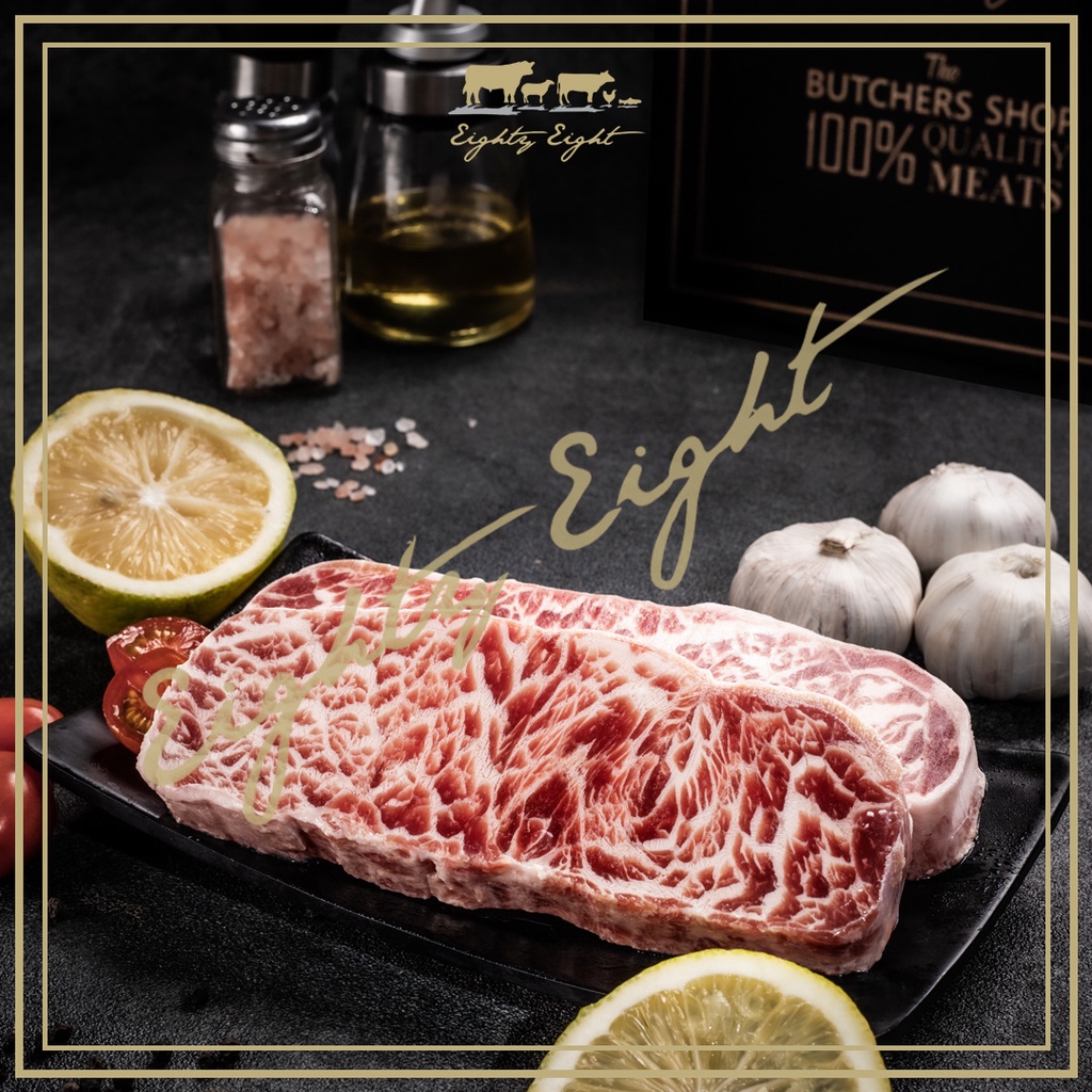 

DAGING SAPI / BEEF STEAK / STRIPLOIN / SIRLOIN AUSTRALIA WAGYU MELTIQUE (200 GRAM)