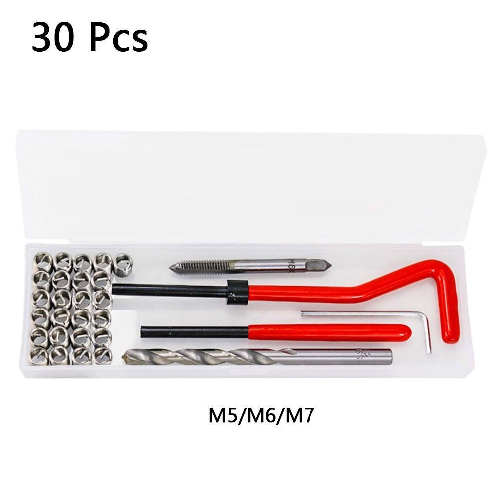 Solighter Thread Repair Kit Tahan Lama Kualitas Tinggi Mata Bor Helicoil Type Metric Thread Insert