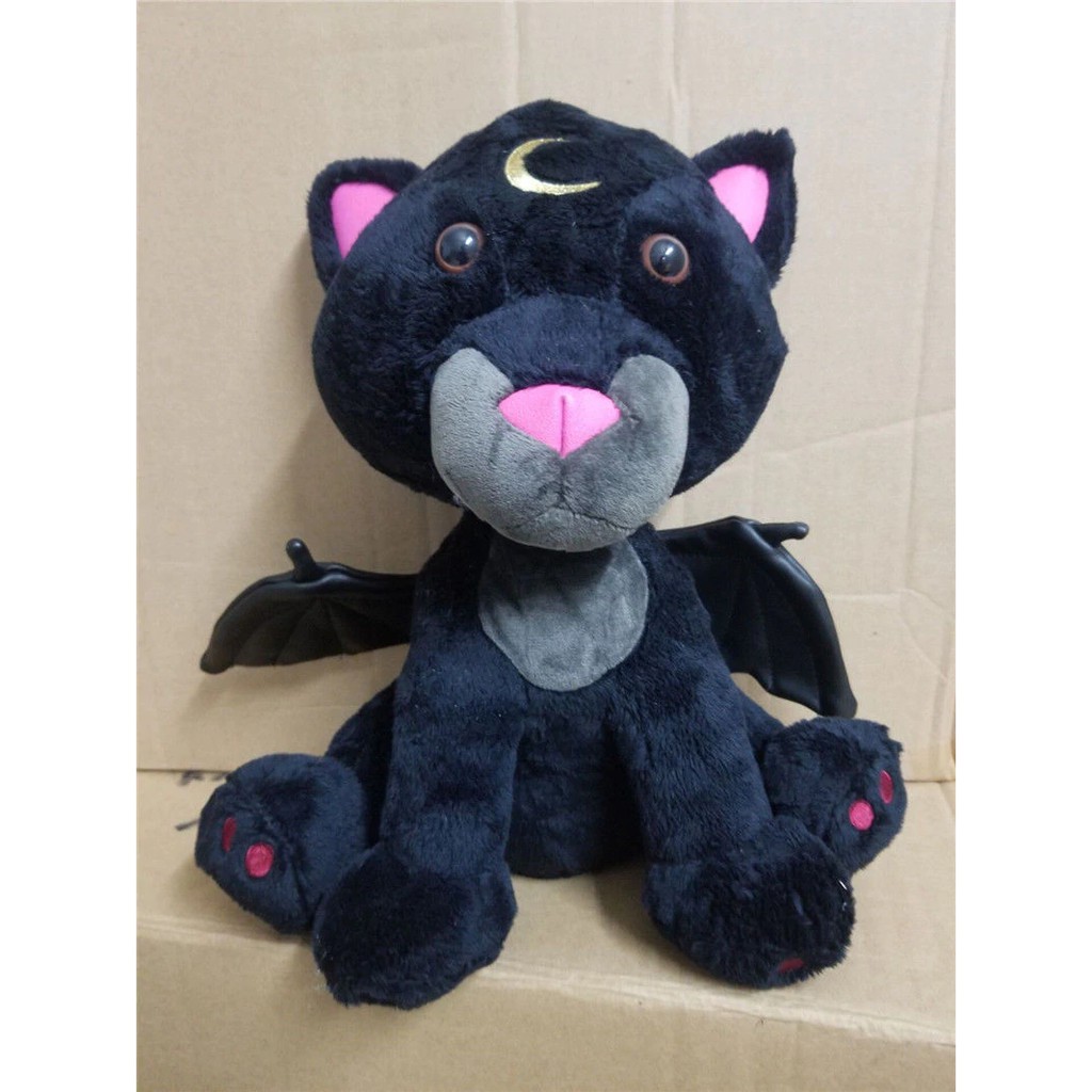 Boneka Lucu Nuevo KILLSTAR Binx gato peluche muñeca 12 "AUTH Goth bruja Murah