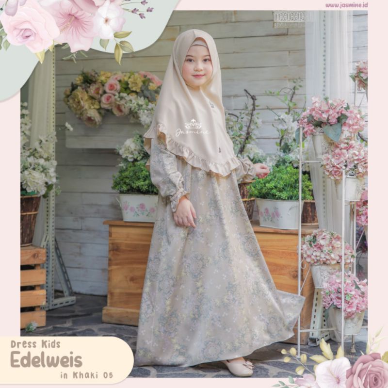 Edelweis dress Kids Khaki Original Jasmine