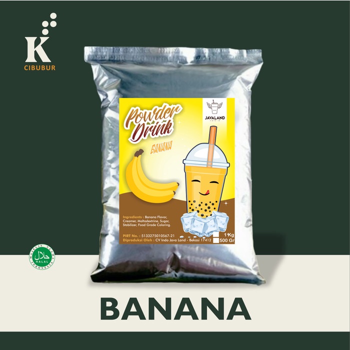 

BUAH PISANG BANANA BUBUK MINUMAN POWDER JAVALAND 1KG