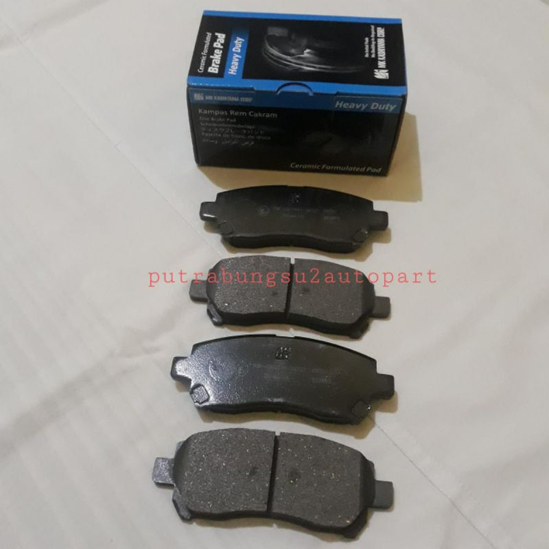 Kampas Rem Depan Brake Pad Xenia Avanza Terios Rush Merk MK Biru (1 Set)