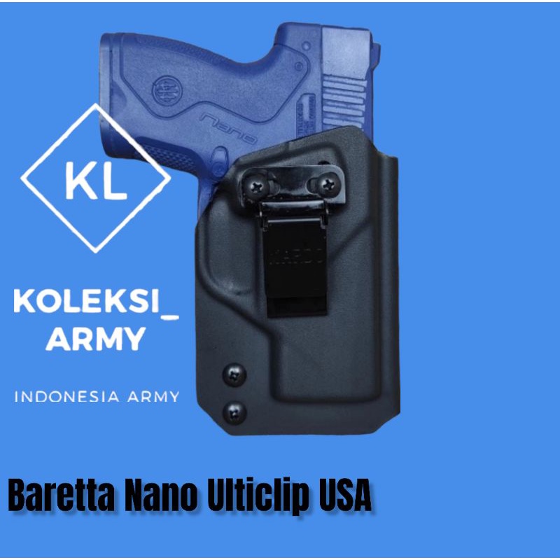 Kydex Holster Beretta Nano Ulticlip Simple IWB USA