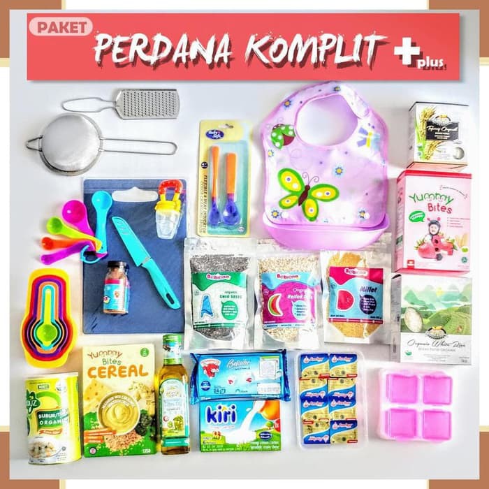 

Makanan Bayi Organik 2206 Paket MPASI PERDANA 6 bulan komplit Makanan