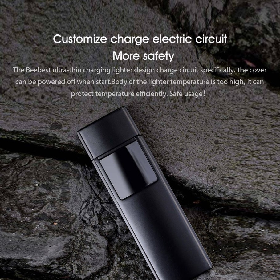BEEBEST Ultra-thin Rechargeable Lighter - Korek Api Elektrik