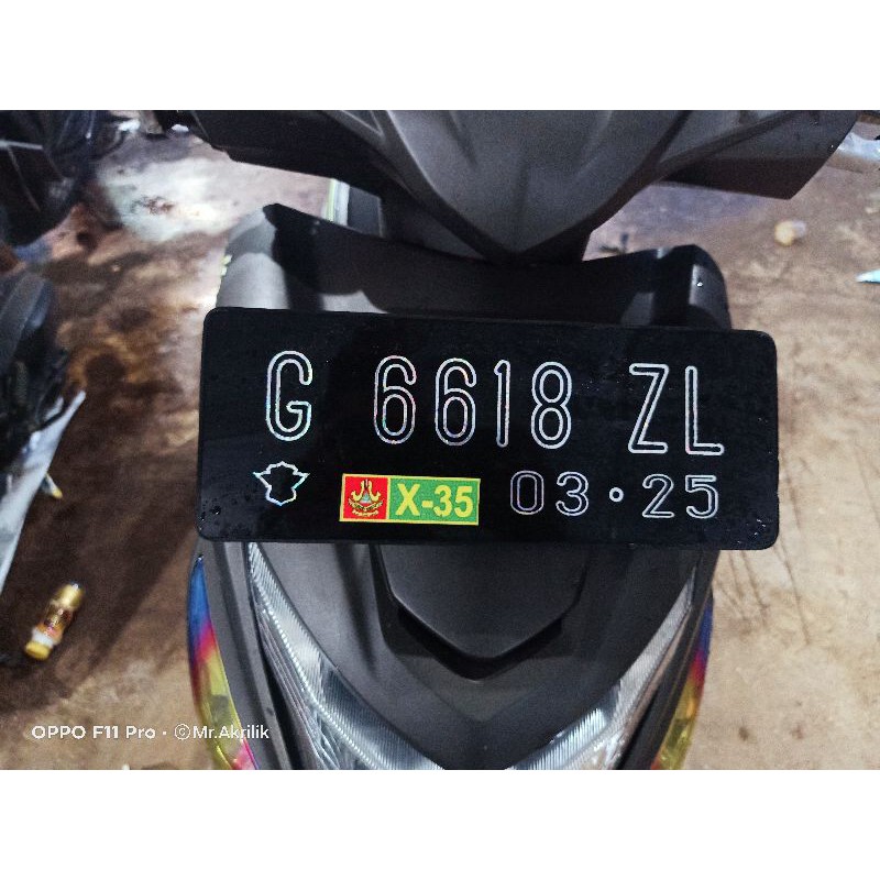 Plat Motor Custom/variasi(Best seller)Tanpa lampu