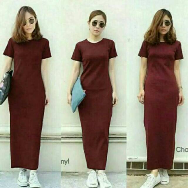 ELSA PLAIN MAXY / BAHAN SPANDEK