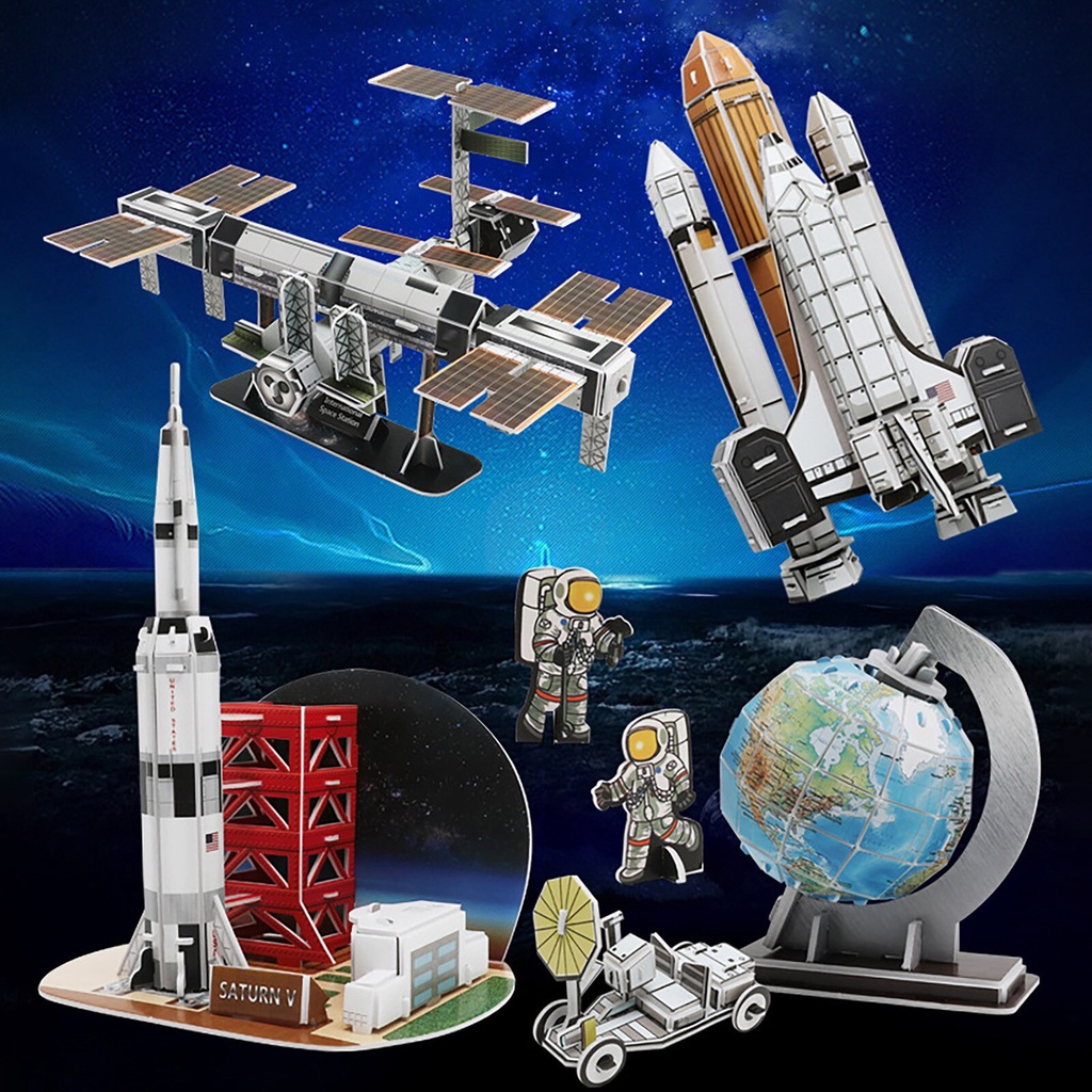 DIY 3d Puzzle - Puzzle Space Series - Miniatur Puzzle - DIY - Pazel