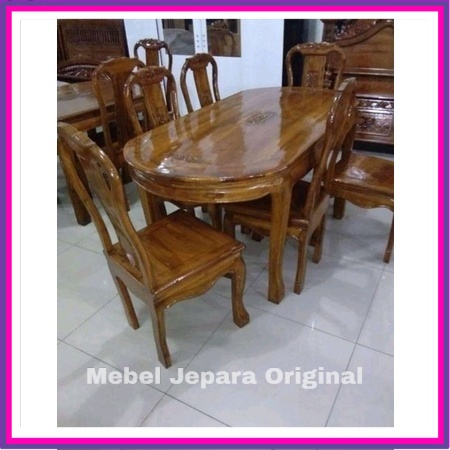 meja makan bonsai meja makan jati