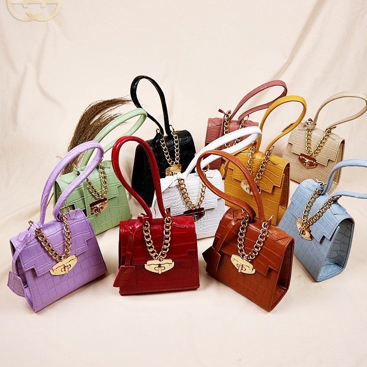 ( SIZE M ) TAS SELEMPANG WANITA - MICRO CROCO MINI - TAS MOON YOUNG - TAS ANDIN - Slingbag 6713 THR