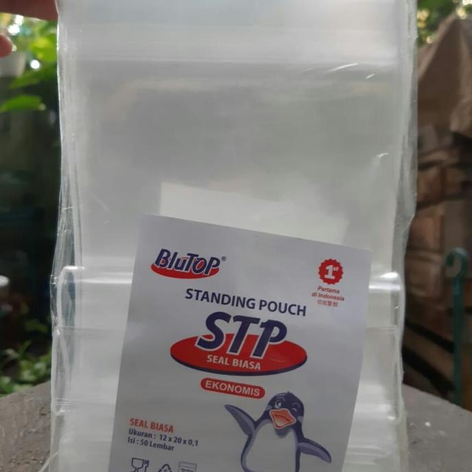 PLASTIK STANDING POUCH KLIP 12X20 KANTONG PLASTIK KLIP BERDIRI
