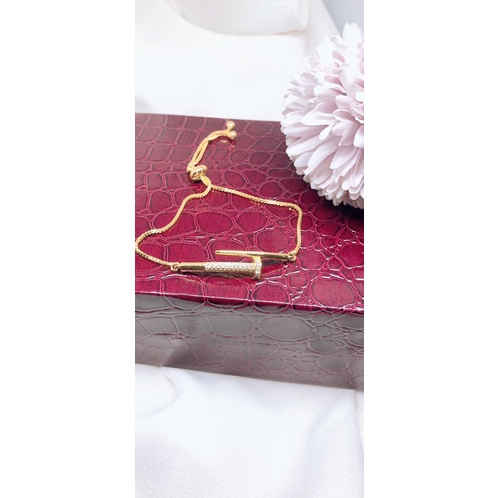 Gelang serut permata gold dewasa Xuping