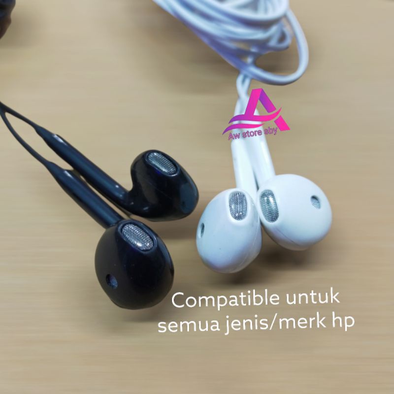Headset oppo ori HiRes Audio Bass Stereo Earphone oppo A5 A9 2020 F9 F11 A15S A52 A53 A54 (A92)