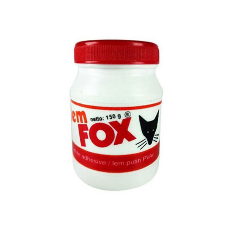 Lem fox lem putih PVAC botol 150gr