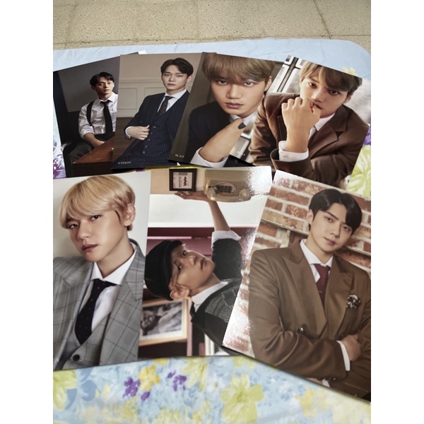 official a4 poster exo season greeting 2020 sg baekhyun sehun kai chen