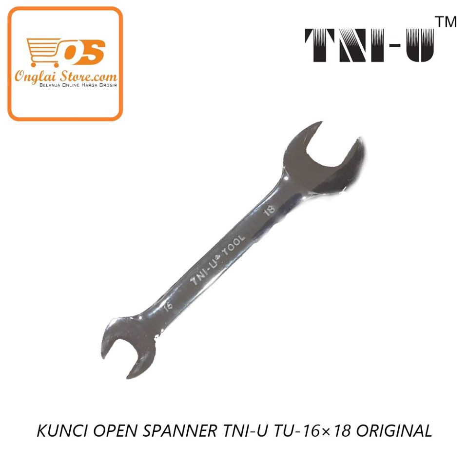 KUNCI OPEN SPANNER  TNI-U TU-16X18 ORIGINAL 双开口扳手  (HARGA SPESIAL)