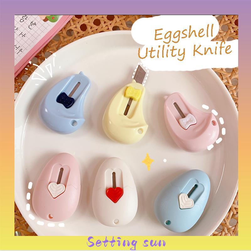 Cute Mini Portable Small Utility Knife Alat Perlengkapan Seni Siswa TN