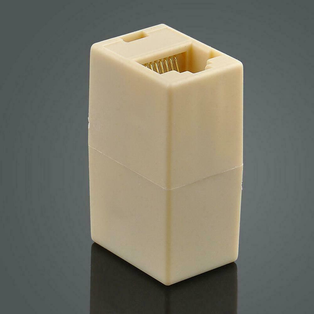 BAREL RJ45 Female to Female Network Ethernet LAN Cable Coupler Connector KONEKTOR SAMBUNGAN KABEL LA