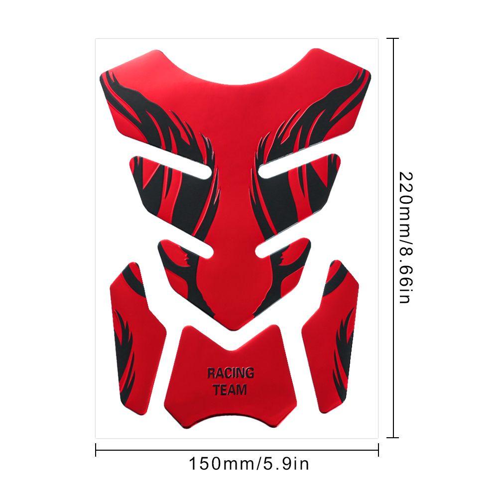 Top 3D Tank Pad Stickers Flame Tank Pad Protector Untuk Cover Stiker Honda Yamaha