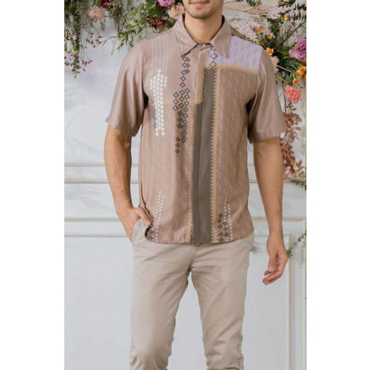 daffa shirt brown geulis