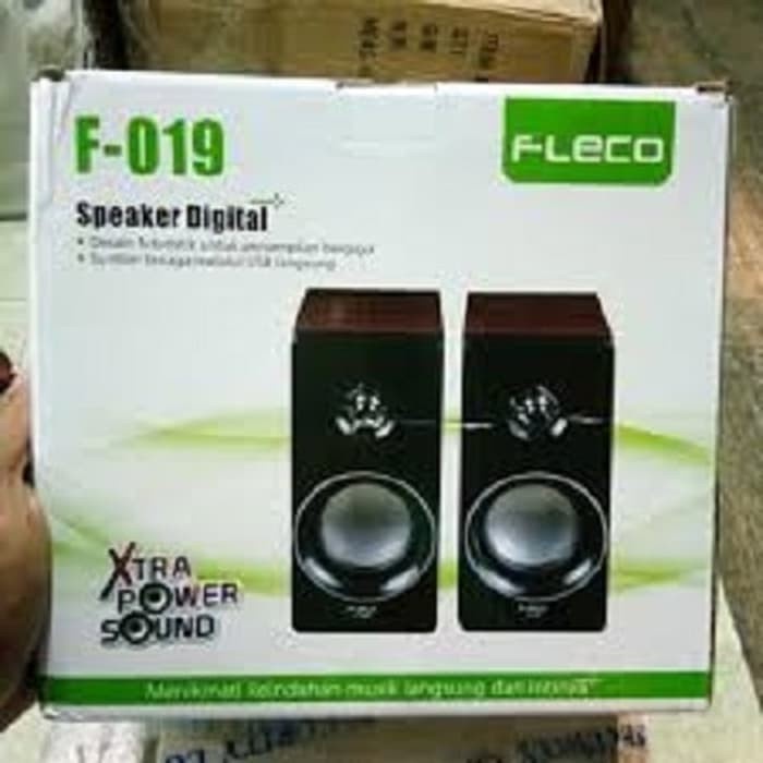 New Promo!!! Speaker Aktif Fleco F-19 Multimedia Stereo + Bluetooth Reciver Berkualitas