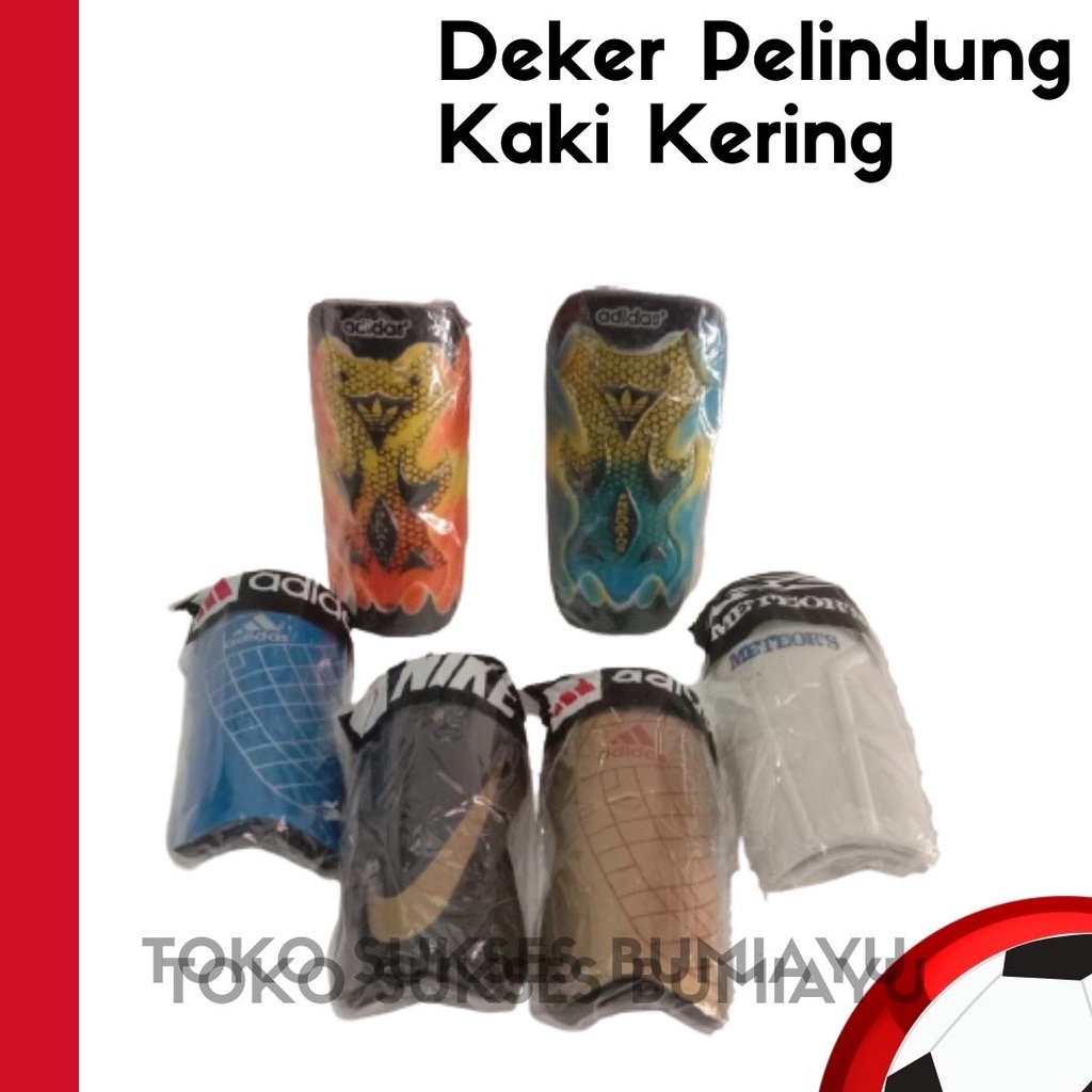 SHINGUARD / DEKER PELINDUNG KAKI TULANG KERING / KEP BOLA / PELINDUNG LUTUT / DEKER FUTSAL / DEKER S