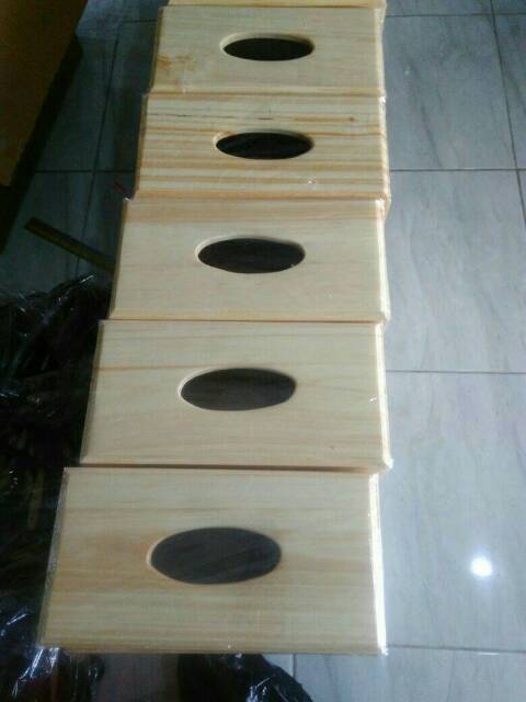 Kotak Tisu Kayu / Tempat Tisu Kayu /  Box Tissue (hi grade)