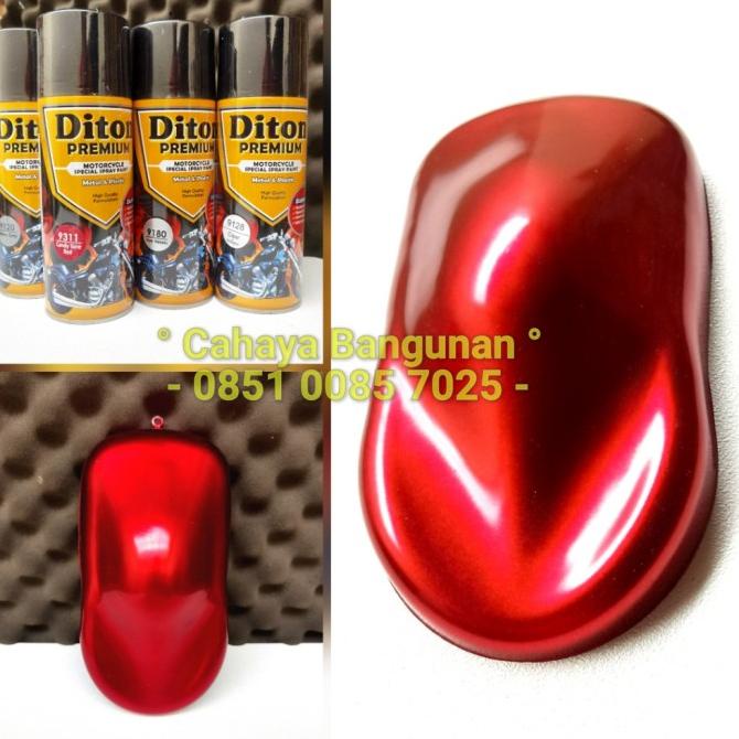 Paket Diton Premium Candy Tone Red Merah 9311 Cat Semprot Pilox Pylox