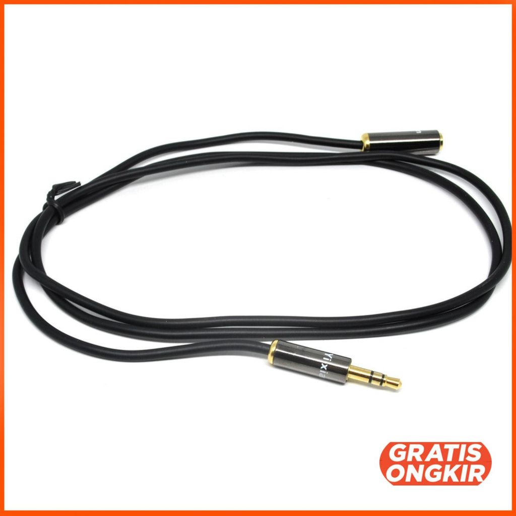 Kabel Aux Audio Extension 3.5mm Male to Female 2M - AV121 200cm