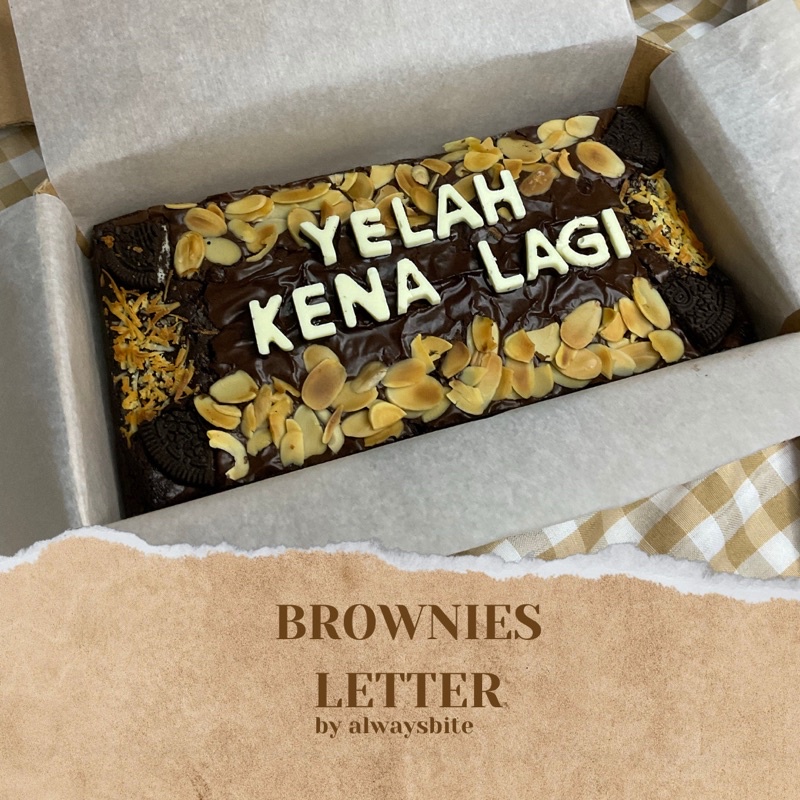 

brownies letter medium