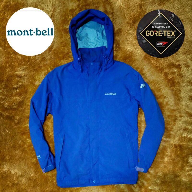(COD) MONTBELL GORETEX Jaket Outdoor Gunung Hiking Bekas Second Original Waterproof PRELOVED not TNF