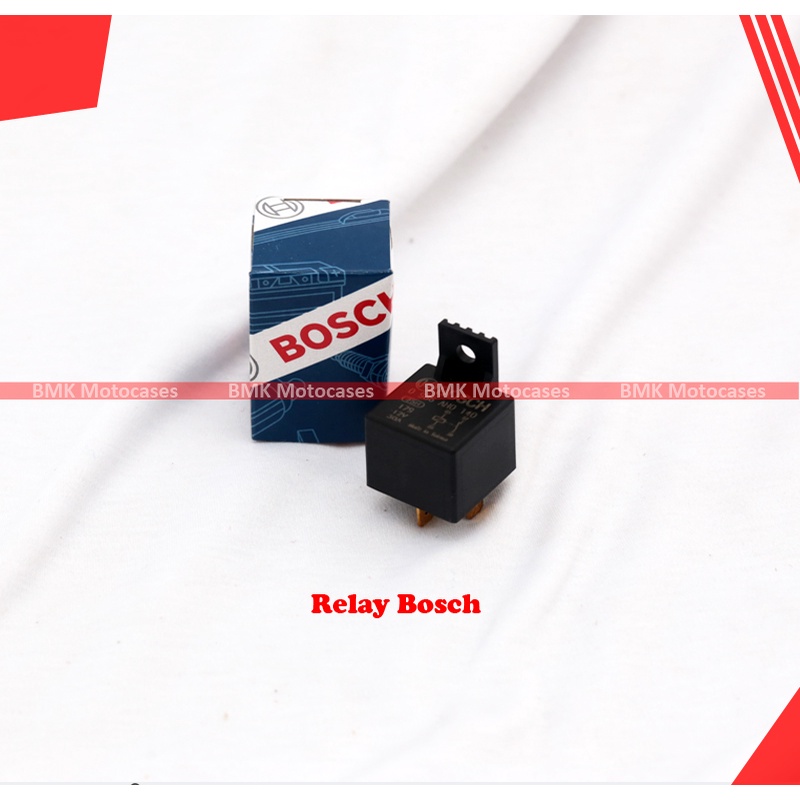 Relay Bosch Kaki 4 - 4 Pin 12V 30 Ampere Bosch Original Relay Bosch