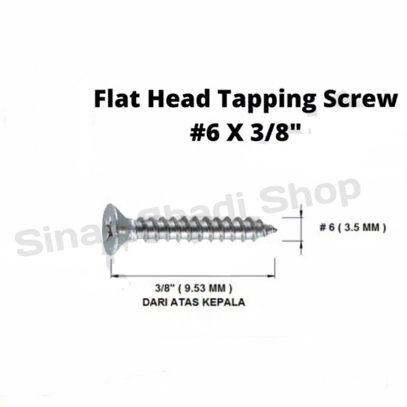 Sekrup kayu 1cm ( isi 10pc)