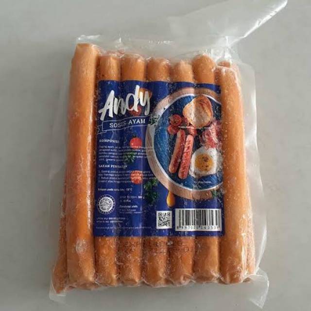 

Sosis ayam andy isi 15pcs/500gr