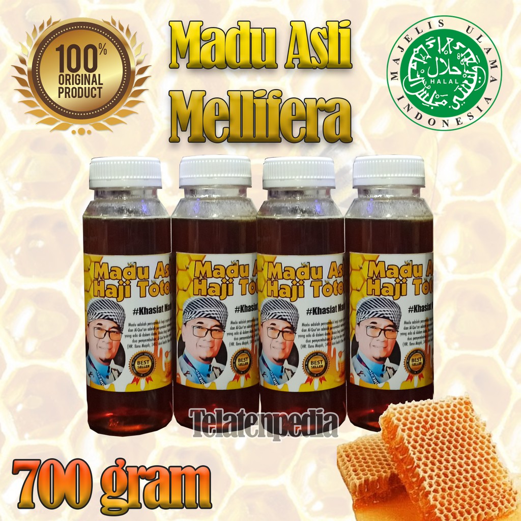 

Madu Murni Mellifera Haji Toto 700 gram 100% Original, TERLARIS!!!