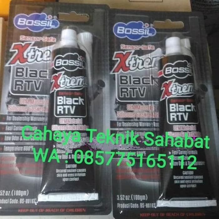 Bossil RTV Black Gasket Marker