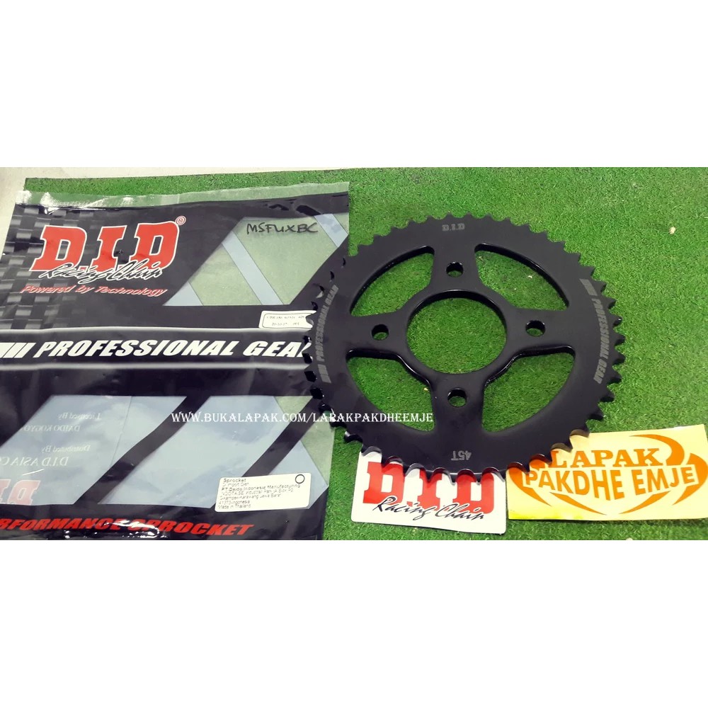 GER GEAR BELAKANG 428 45 MEGAPRO CB150R CBR150R NEW SONIC 150 NMP TIGER VERZA GL PRO SUPRA GTR DID