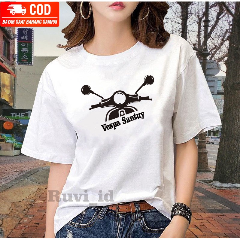 Ruvi_id-BELI 3 KAOS GRATIS HEADSET / KAOS VESPA SANTUY KEKINIAN / KAOS WANITA / KAOS PRIA / KAOS KATUN COMBED / KAOS DISTRO / KAOS KOREA / KAOS OBLONG / KAOS WANITA IMPORT / KAOS REMAJA / KAOS WANITA DEWASA / KAOS OVERSIZE / KAOS TERLARIS / KAOS MURAH