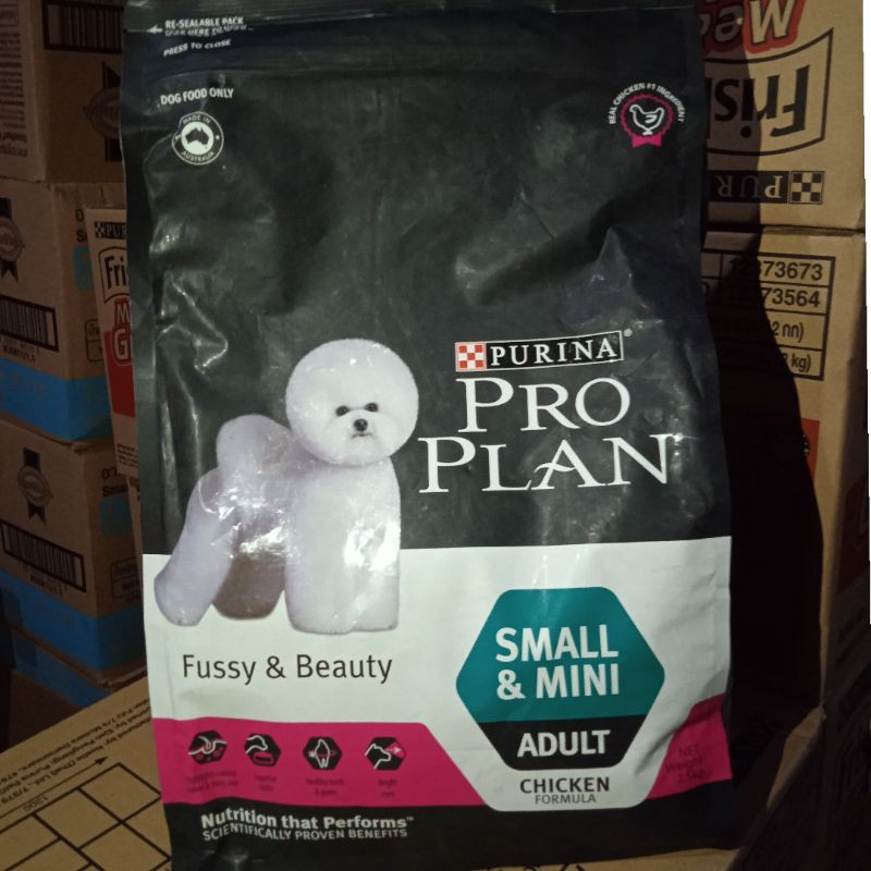 Makanan Anjing Proplan Fussy Beauty 2,5kg / Pro Plan Fussy Beauty Small and Mini 2,5 kg